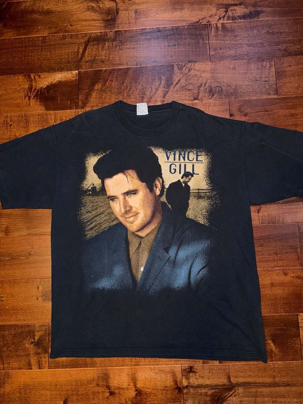 Vintage 90s Vince Gill Concert Tour Graphic T-Shirt XL